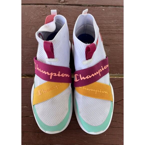 Champion Women's Athletic Shoes - White, Pink, Yellow, Green - Picture 1 of 11